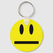 Blank Smile Face Schlüsselanhänger (Rückseite)