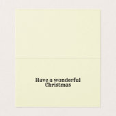 Blank Snowflake Design 25 Pack Weihnachtskarten (Innenseite Aufgefaltet)