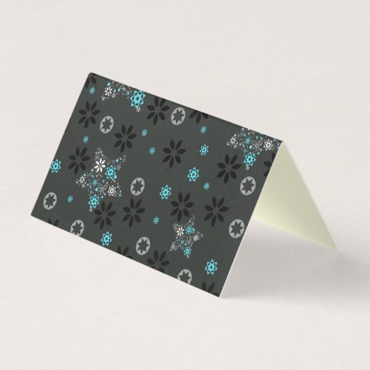 Blank Snowflake Design 25 Pack Weihnachtskarten (Rückseite)