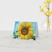 Blank Sonnenblumenkarte Karte (Gelbe Blume)