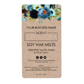 Blank Soy Wax Melt Labels (Vorne)