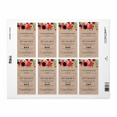 Blank Soy Wax Melt Labels mit Schreibfläche (Vorne)