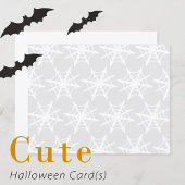 Blank Spike Web Print Halloween Karten