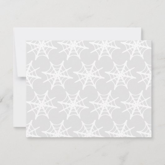 Blank Spike Web Print Halloween Karten (Vorderseite)