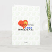 Blank St. Urho's Day Card zum Anpassen Karte (Rückseite)