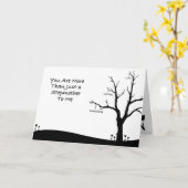 Blank-Stepmutkarte Karte (Gelbe Blume)