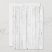 Blank Sunflower Wedding Template Ankündigung (Rückseite)