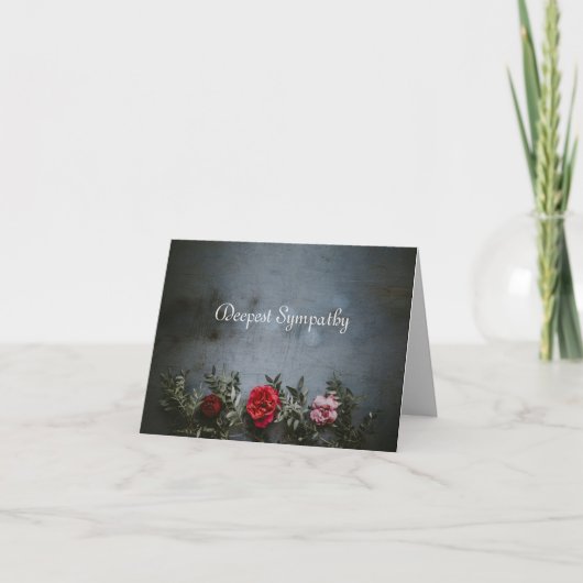 Blank Sympathy Card Dankeskarte (Vorderseite)
