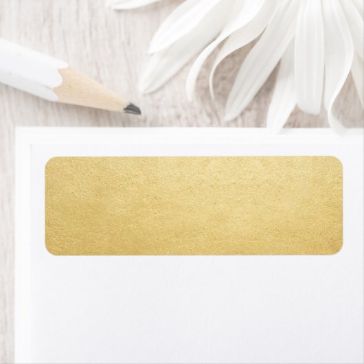 Blank Template Gold Imitate Foil Address Mailing (Insitu)