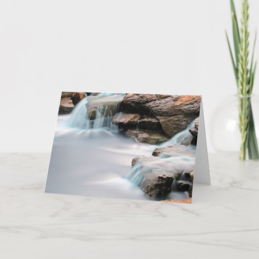 Blank Texas Sugar Land Park Silky Wasserfall Karte (Vorderseite)