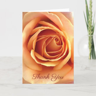 Blank Thank You Card Dankeskarte