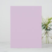 Blank Thistle Pastel Lila Invite (Stehend Vorderseite)