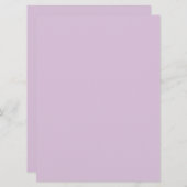 Blank Thistle Pastel Lila Invite (Vorne/Hinten)