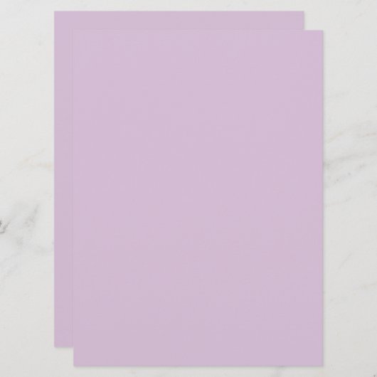 Blank Thistle Pastel Lila Invite (Vorne/Hinten)