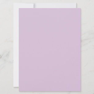 Blank Thistle Pastel Lila Invite