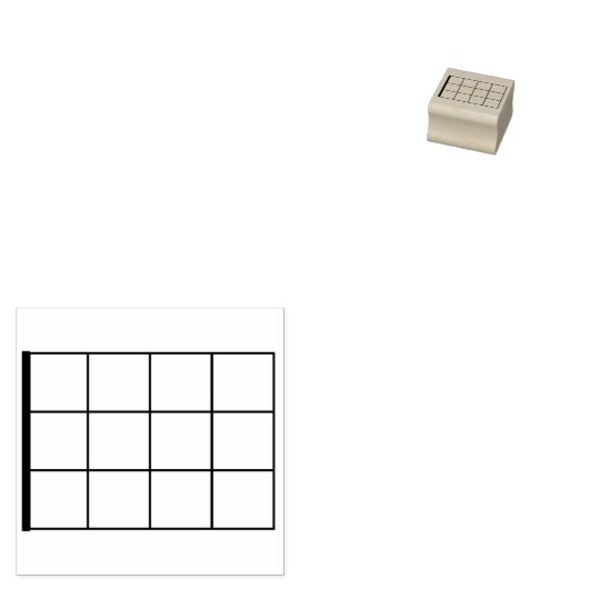 Blank Ukulele Chord Gummistempel (Stempel)