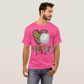 Blank Volleyball Game Day Vibes Volleyball Mama T-Shirt (Vorne ganz)