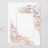 Blank Vorlage Bläscheneinladung/Save the Date (Vorne/Hinten)