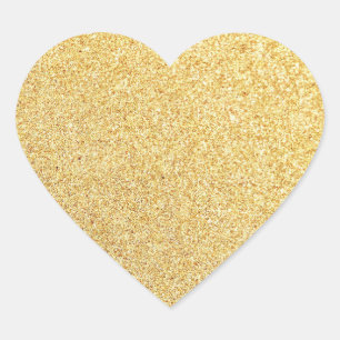 Blank-Vorlage für Gold-Glitzer Hinzufügen eines ne Herz-Aufkleber