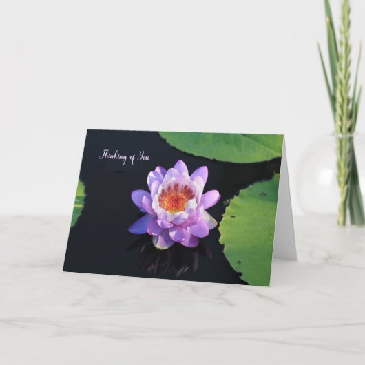 Blank-Water-Lifting-Karte Karte (Vorderseite)