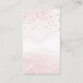 Blank Watercolor Business Card Visitenkarte (Vorderseite)