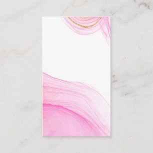 Blank Watercolor Business Card Visitenkarte