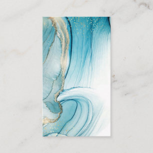 Blank Watercolor Business Card Visitenkarte