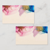 Blank Watercolor Business Card Visitenkarte (Vorne/Hinten)