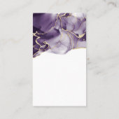 Blank Watercolor Business Card Visitenkarte (Rückseite)