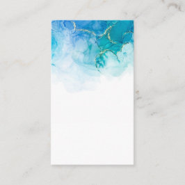 Blank Watercolor Business Card Visitenkarte