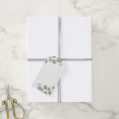 Blank Watercolor Eucalyptus Wedding Geschenkanhänger (Mit Garn)