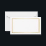 Blank Wedding Advice Cards, Ehefrau, Mommy White Hinweiskarte<br><div class="desc">Saubere leere Karte für Hochzeitsratschläge,  Mama Ratschläge,  Ehefrau Ratschlag Karte,  um in eleganter Weise in goldener Farbbox zu präsentieren.</div>