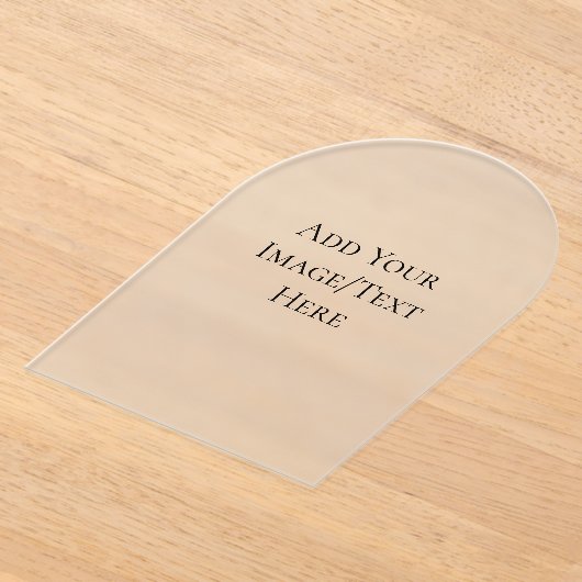 Blank Wedding Templates | Elegant Customizable  Acryleinladungen (Ablage )