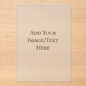 Blank Wedding Templates | Elegant Customizable  Acryleinladungen (Vorderseite)