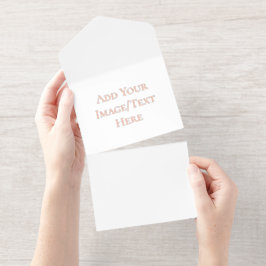 Blank Wedding Templates | Elegant Customizable All-in-One-Einladung