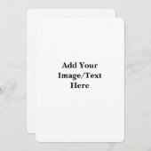 Blank Wedding Templates | Elegant Customizable  Einladung (Vorne/Hinten)