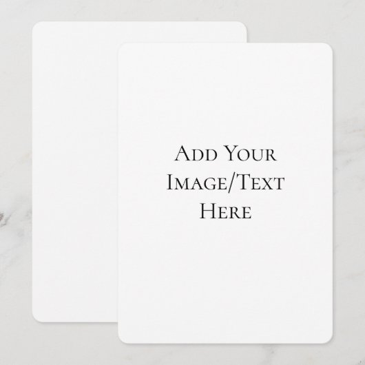 Blank Wedding Templates | Elegant Customizable Einladung (Vorne/Hinten)