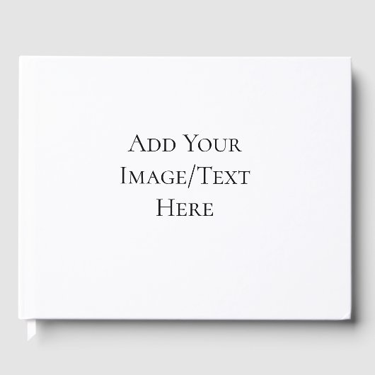 Blank Wedding Templates | Elegant Customizable Gästebuch (Vorderseite)