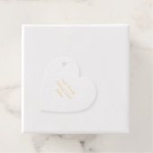 Blank Wedding Templates | Elegant Customizable Geschenkanhänger (Mit Box)