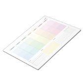 Blank Weekly Planner Notizblock (angewinkelt)