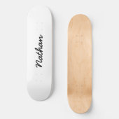 Blank weiß skateboard (Vorderseite)