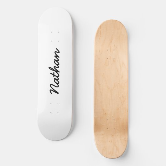 Blank weiß skateboard (Vorderseite)