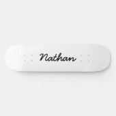 Blank weiß skateboard (Horizontal)