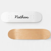 Blank weiß skateboard (Horizontal)