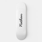Blank weiß skateboard (Vorderseite)