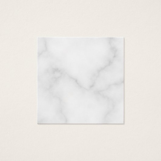 Blank White Marble Wedding (Vorderseite)
