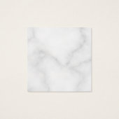 Blank White Marble Wedding (Rückseite)