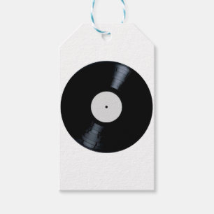 Blank-White-Record-Label Geschenkanhänger