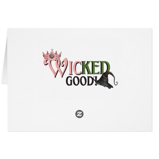 Blank Wicked Theme Tent Food Card (Rückseite Horizontal)