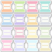 Blank Writable Index Tabs Journal Divider Foldable Aufkleber (Vorderseite)